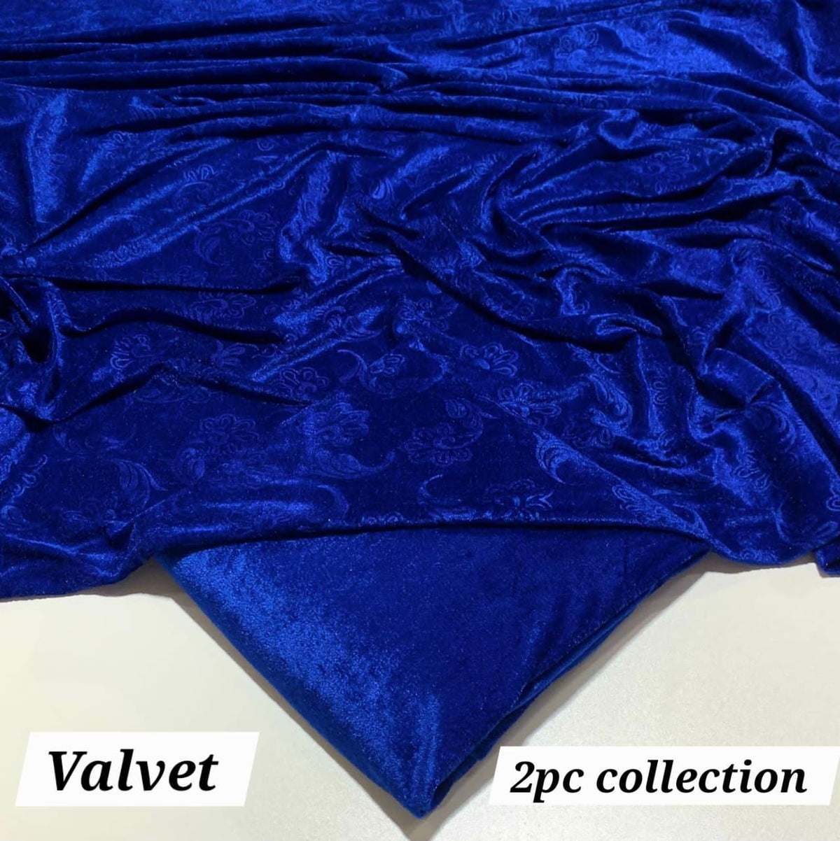 Ladies 2 PC Velvet Dress -