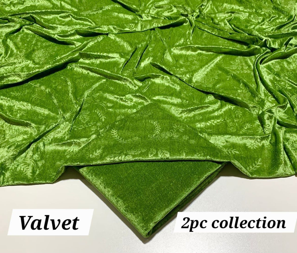 Ladies 2 PC Velvet Dress -