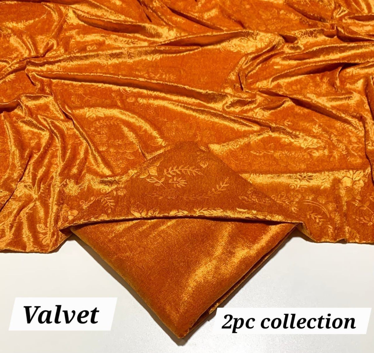 Ladies 2 PC Velvet Dress -