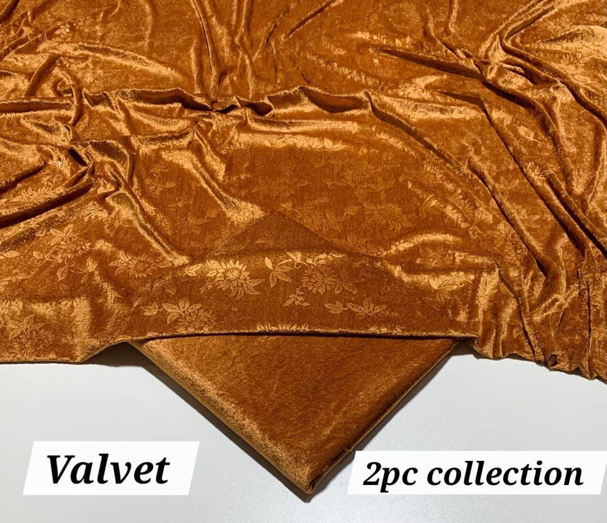 Ladies 2 PC Velvet Dress -