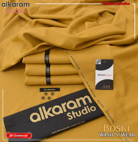 Unstitched Wash & Wear Suit [Goldenrod]