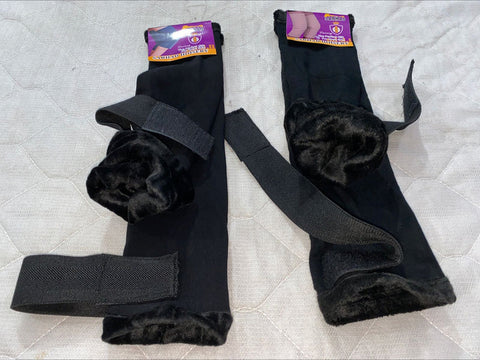 Knee Warmer - Woolen Blend Thermal Leg Warmers - 1 Pair Knee Pad - Unisex Elastic Knee Pads For Men & Women